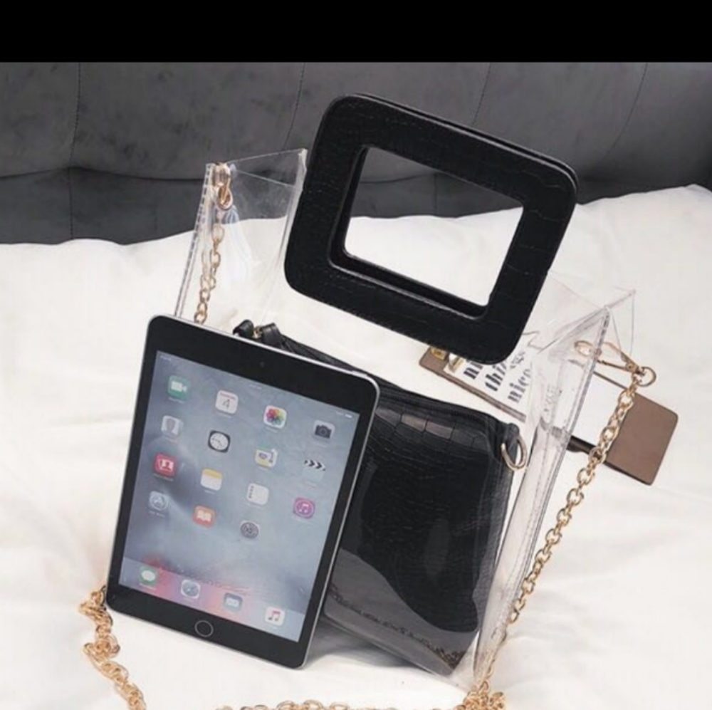 Clear fashion handbags brand-new